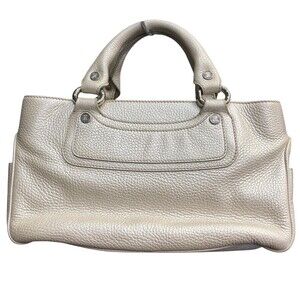 Celine Boogie Bag Handbag Silver